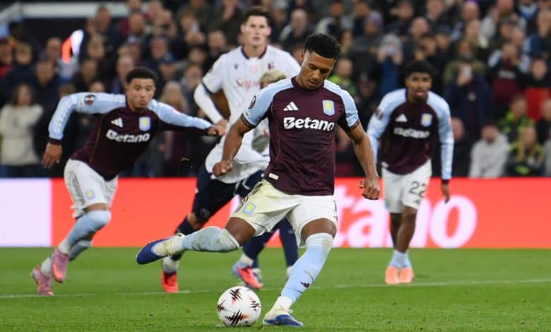 Far from Perfect – but Villa’s Europa League Journey Begins Vibrant soccer match featuring Aston Villa players in maroon jerseys competing on the field with a lively crowd background.