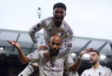 ዩናይትድ በአንፊልድ ላይ ሊቨርፑልን አስደንግጦ ድራማዊ ድል አሰመዘገበ