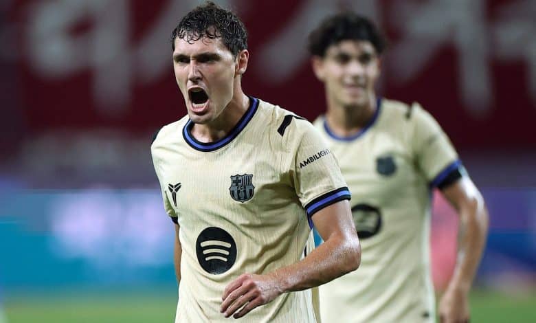 Player in intense moment during a football match, showing passion and determination.