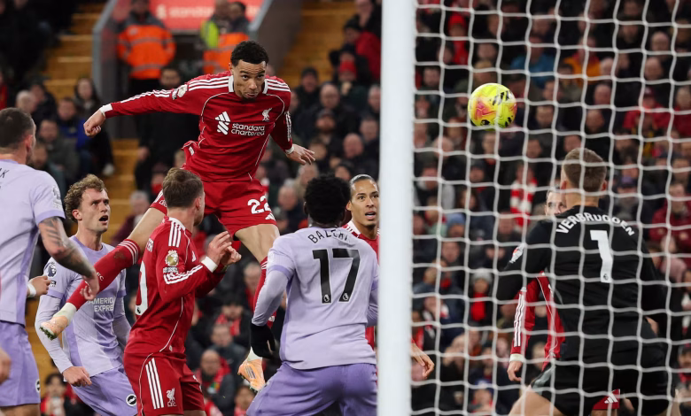 46 seconds. Salah back. Anfield erupts