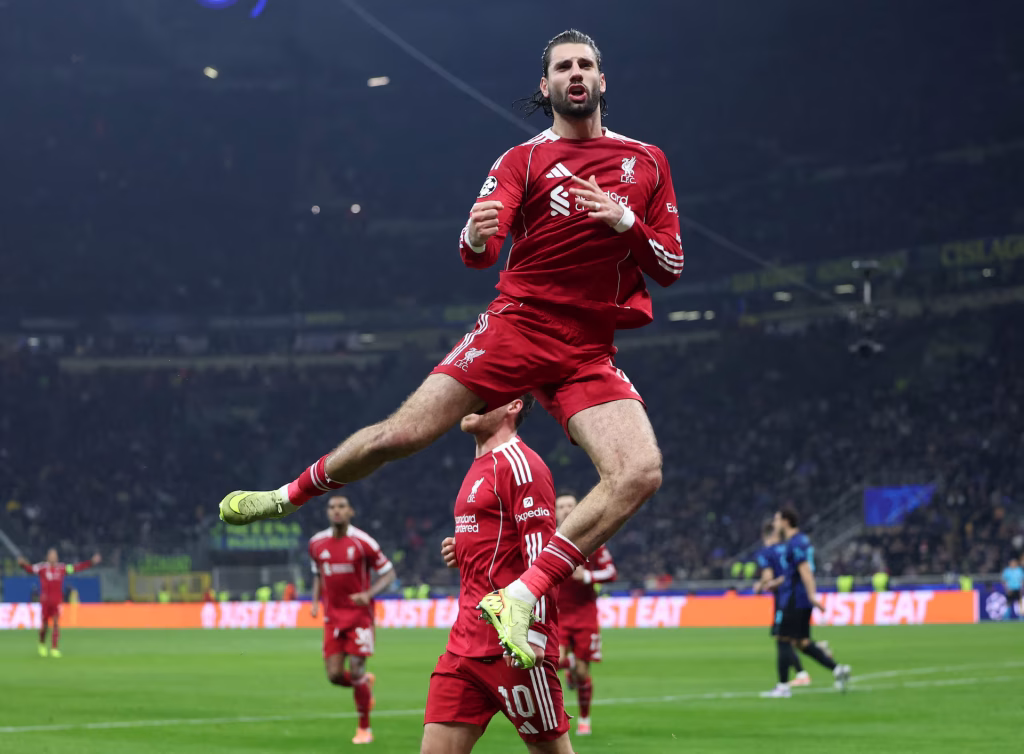 Liverpool Stun Inter Milan Without Salah In a Wild San Siro Finish